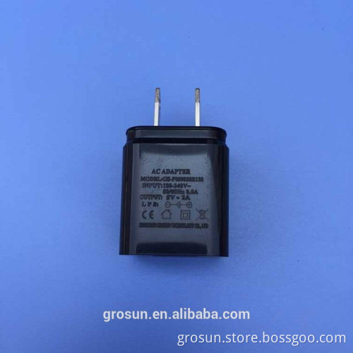 Shenzhen Manufacturer Dual USB Port Charger 5V 2A USB Charger Wall Charger with CE GS FCC UL